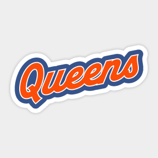 Queens NY Baseball Sticker